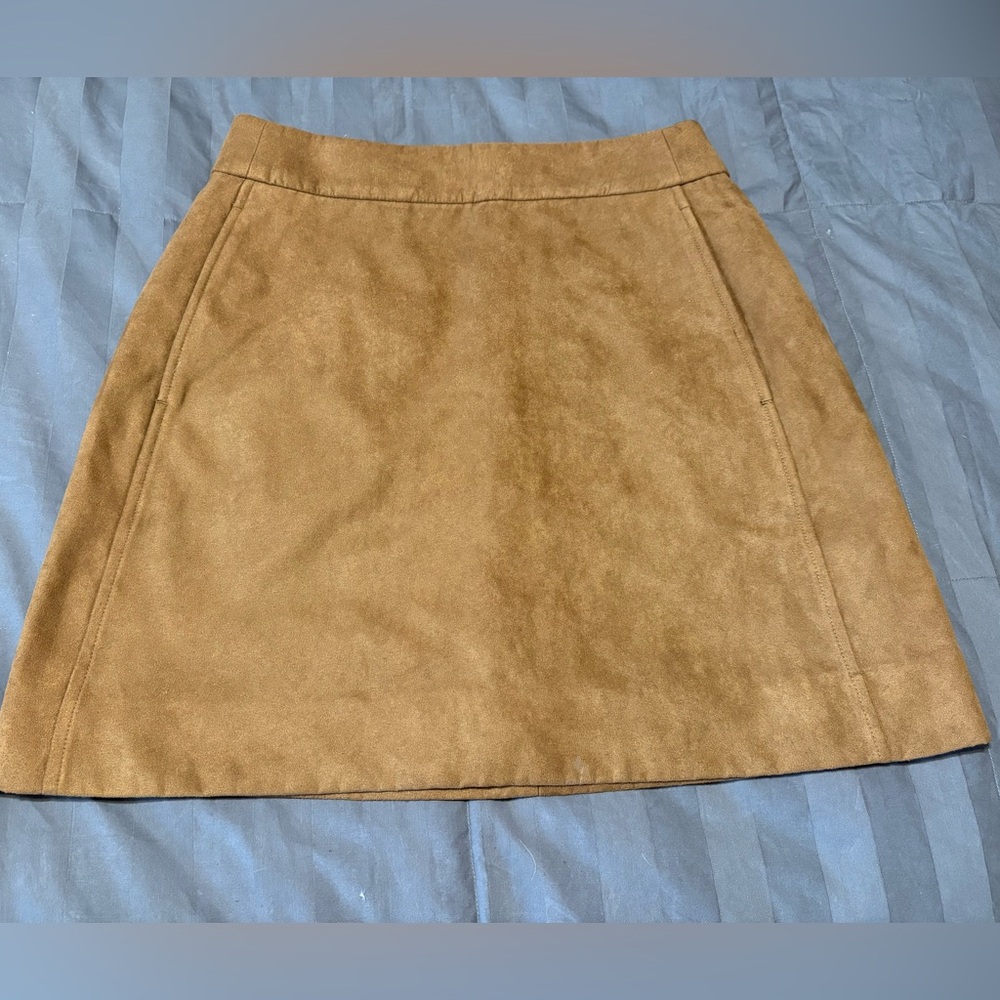 J. Crew Tan A-Line Skirt